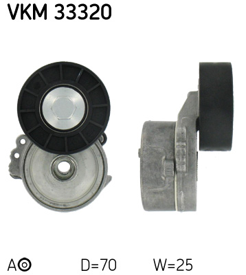 Ролик натяжителя приводного ремня  OPTIMAL арт. VKM33320